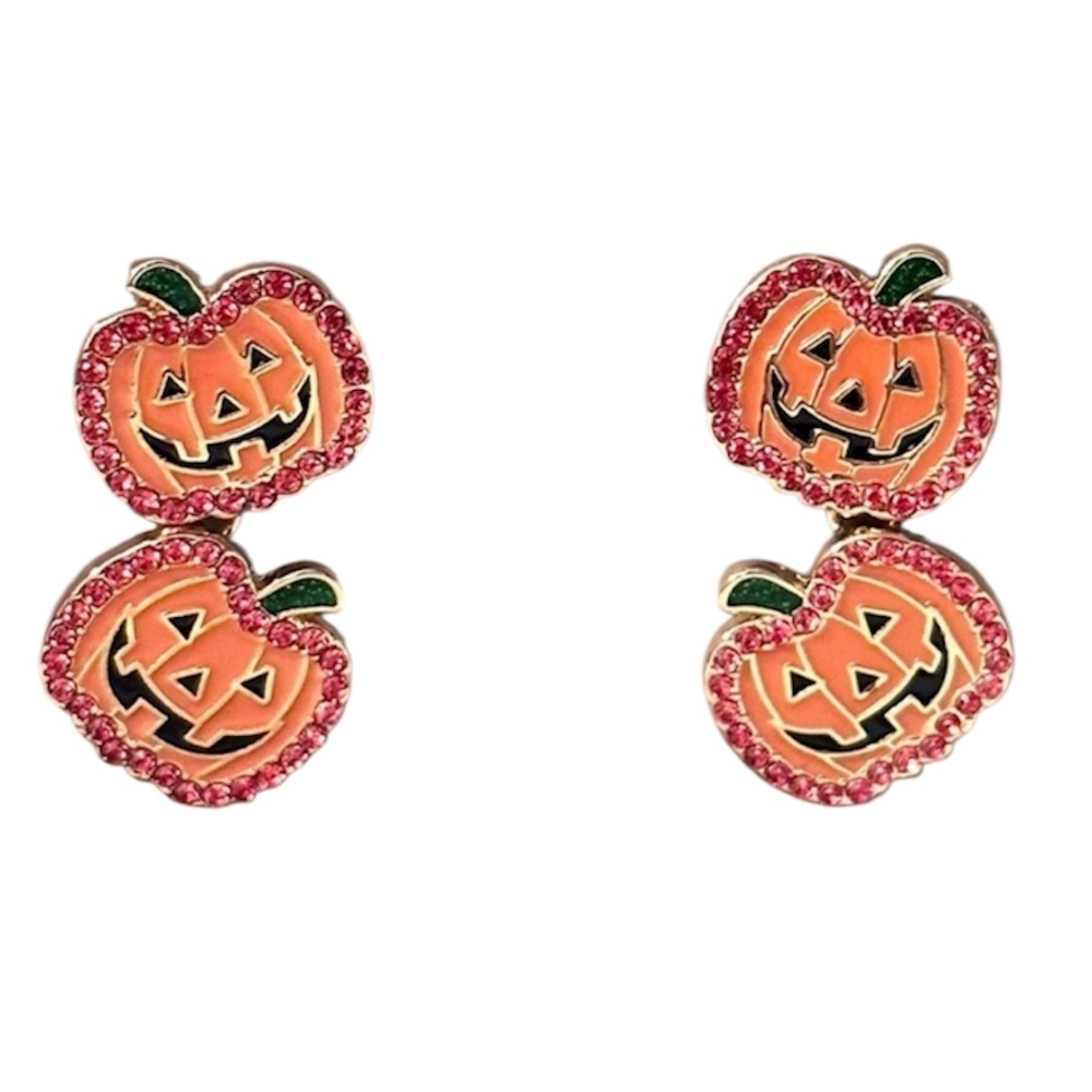 🎃 BAUBLEBAR PUMPED UP PUMPKIN EARRINGS glow-in the dark